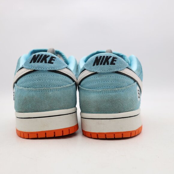 Nike SB Dunk Low Club 58 Gulf Men's 8.5 Blue Orange Suede Sneakers BQ6817-401 - Picture 5 of 9